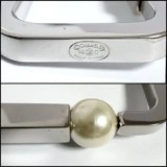 Chanel Women's Key Holder Ring Faux Pearl - Picture 9 of 9